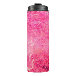 Termo Estructuras rosas hechas a mano en una pintura de 