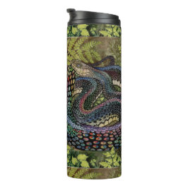 Termo Estudio de la serpiente jardinera más allá de la p