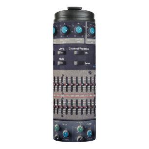 Termo Estudio del mezclador de sonido de muchos botones