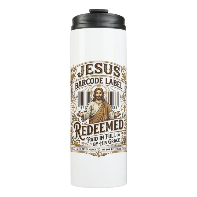 Termo Etiqueta de código de barras de Jesús Redimido Jes (Anverso)