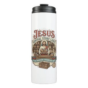 Termo Etiqueta de la tienda general de Jesús Tienda gene