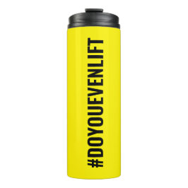 Termo Etiqueta ¿Incluso Levantan el eslogan negro amaril