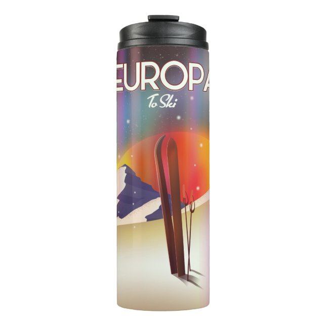 Termo Europa luna de Júpiter arte espacial. (Anverso)