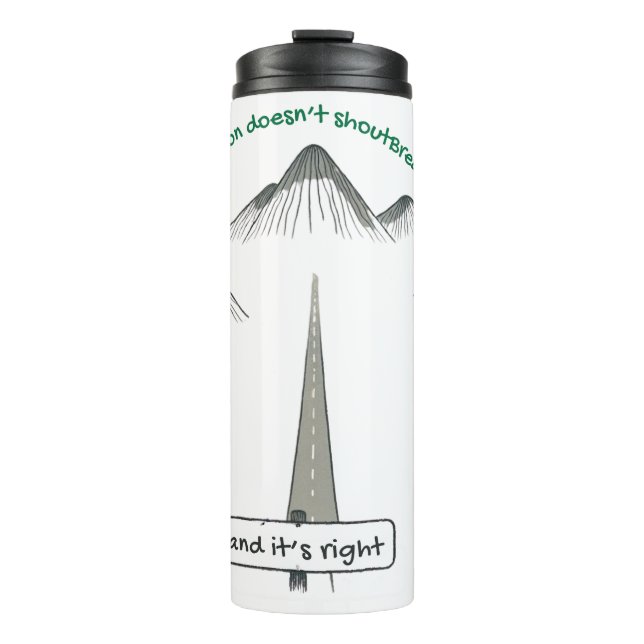 Termo Even Broken, I Still See – Abstract Eye Design (Anverso)