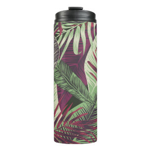 Termo Exótico tropical: verde de moda sin problemas
