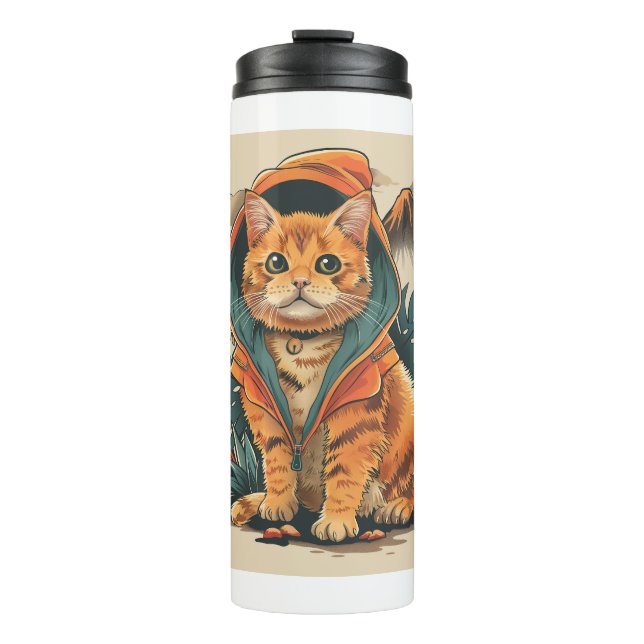 Termo Explorador de gatos de dinosaurios (Anverso)