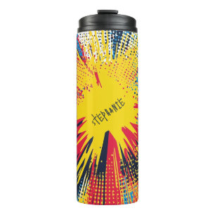Termo Explosión de arte pop de estilo cómico (3)