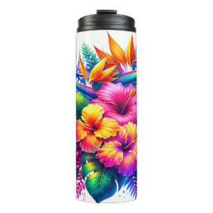 Termo Explosión Floral Tropical