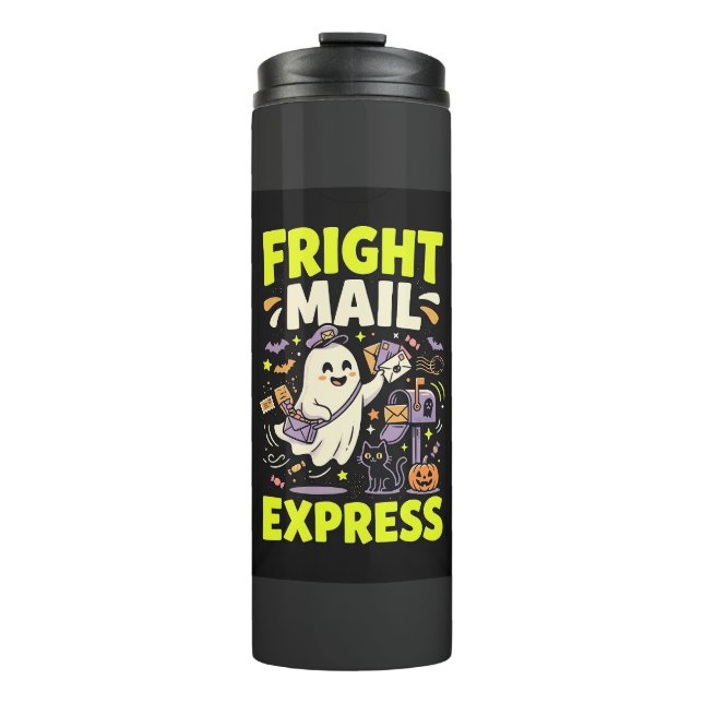 Termo Expreso de correo de terror de Halloween (Anverso)
