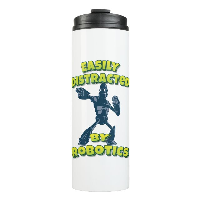 Termo Fácilmente Distraído Por Robotics Robot (Anverso)