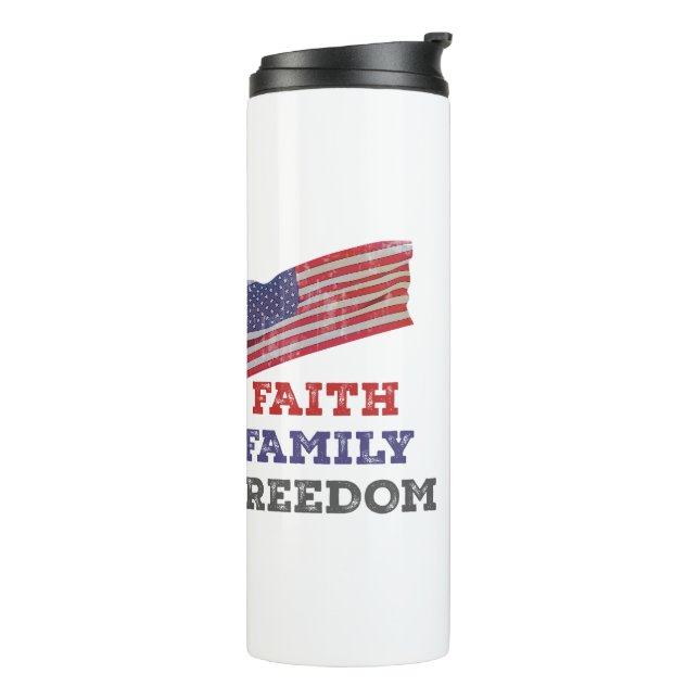 Termo Faith Family Freedom (Rotado hacia la izquierda)