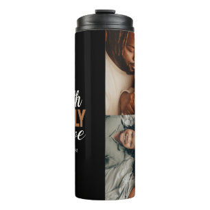 Termo Faith Family Love Personalized Thermal Tumbler