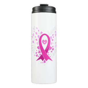 Termo Faith Hope Love Mama Cancer Awareness Pink Ribbo