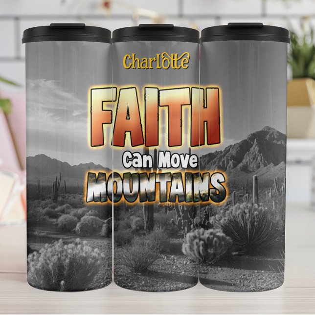 Termo Faith mueve el paisaje del desierto de las montaña (Subido por el creador)