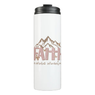 Termo Faith puede mover montañas Tumbler térmico cristia