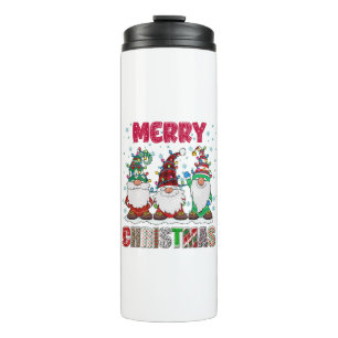 Termo Familia de Gnomos Feliz Navidad Árbol de Navidad D