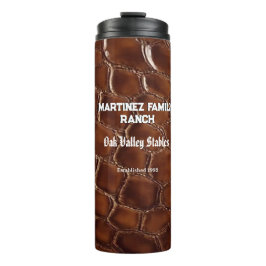 Termo Family Ranch Faux Crocodile Leather