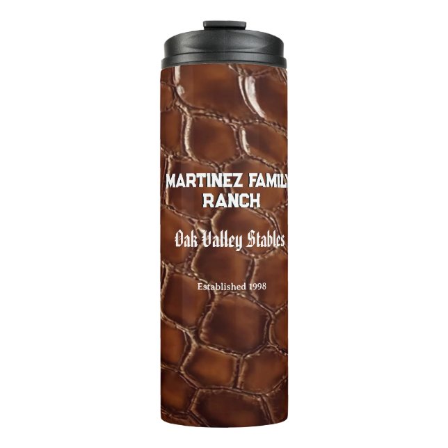 Termo Family Ranch Faux Crocodile Leather (Anverso)