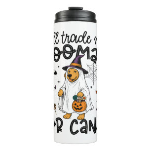 Termo Famoso perro dorado Halloween Fantasma