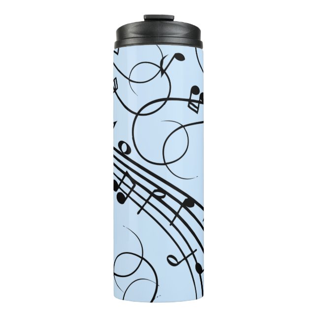 Termo Fancy Music Notes Blue (Anverso)