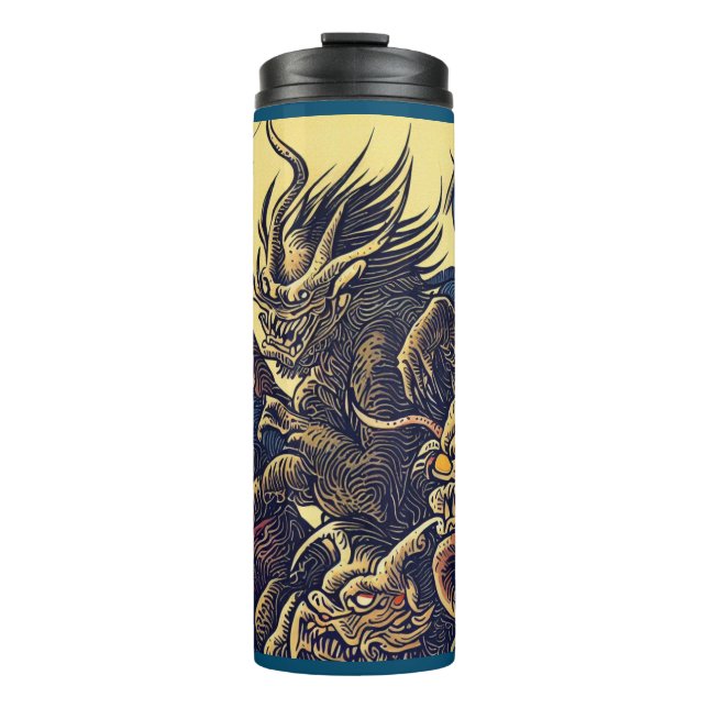 Termo Fantasía Demons - Woodcut 4 (Anverso)