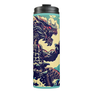 Termo Fantasía Kaiju Anime - Woodcut 4