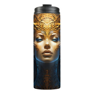 Termo Fantasía mágica mujer de arte