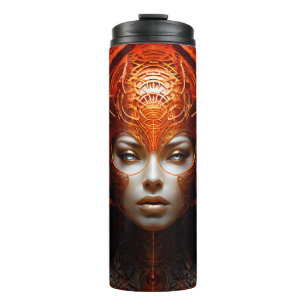 Termo Fantasía mágica mujer de arte