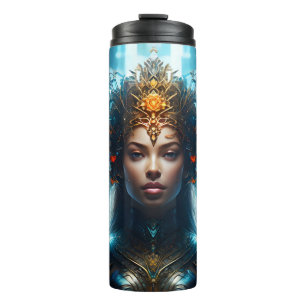 Termo Fantasía mágica mujer de arte