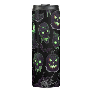 Termo Fantasma con linternas y ojos verdes