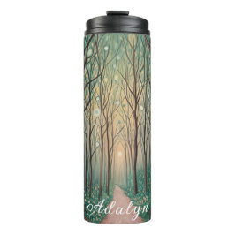 Termo Fantasmas forestales: Luces flotantes en la madera