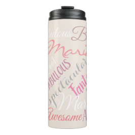 Termo Fantástica doncella de honor personaliza palabras