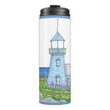 Faro 10; Tumbler térmico; Azul gris