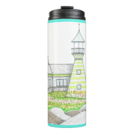 Termo Faro 6; Tumbler térmico; cian