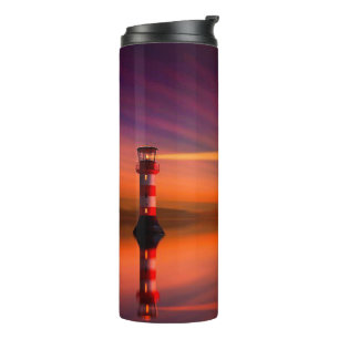 Termo Faro al atardecer