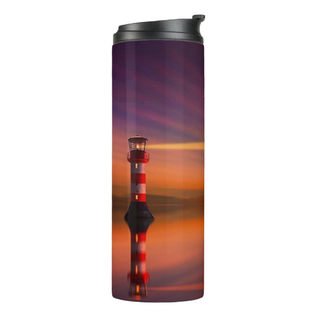 Termo Faro al atardecer (Rotado hacia la izquierda)