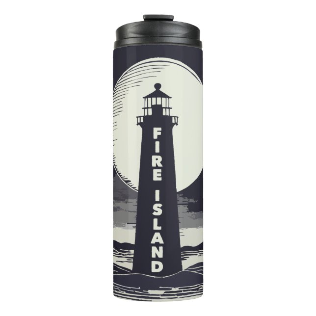 Termo Faro de Fire Island New York Moon (Anverso)