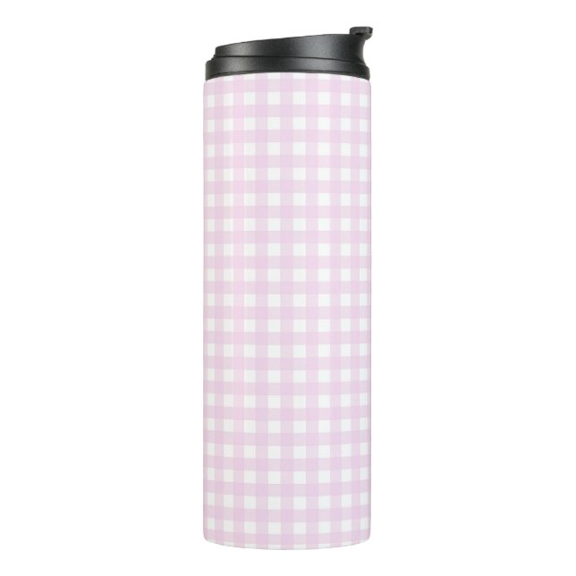 Termo Faye y Lauren Bright Pink Gingham (Rotado hacia la izquierda)