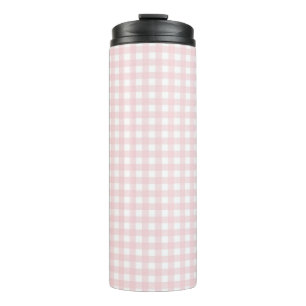 Termo Faye y Lauren Pastel Pink Gingham