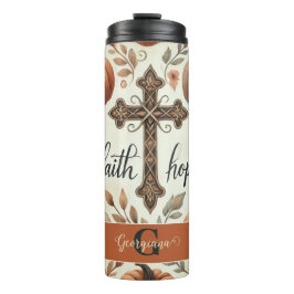 Termo Fe personalizada y esperanza Halloween cristiano