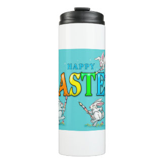 Termo Felices conejitas de Pascua