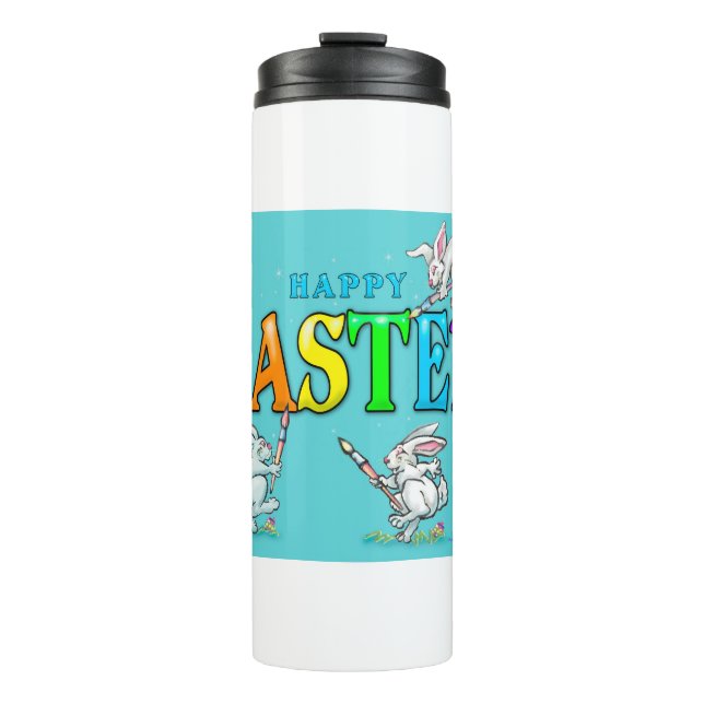 Termo Felices conejitas de Pascua (Anverso)