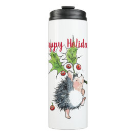 Termo Felices Fiestas Navidades Hedgehog