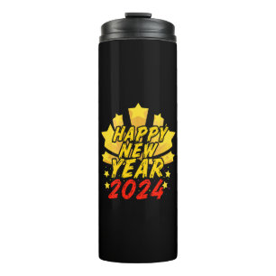 Termo Feliz Año Nuevo 2024 