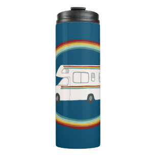 Termo Feliz Camper Rainbows RV Whimsical Motorhome RVing