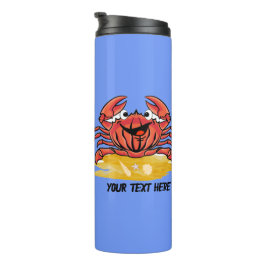 TERMO FELIZ CRAB, (EDITABLE)