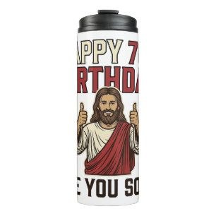 Termo Feliz Cumpleaños 70 Nos vemos pronto Camiseta Vint