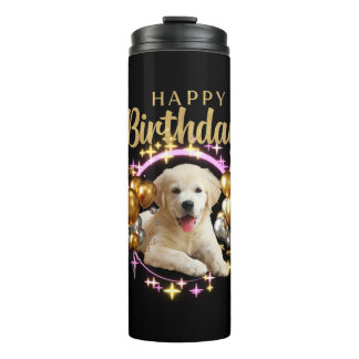 Termo Feliz cumpleaños Labrador Recuperador