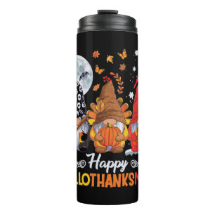Termo Feliz Día de Acción de Gracias Hallothanksmas Gnom