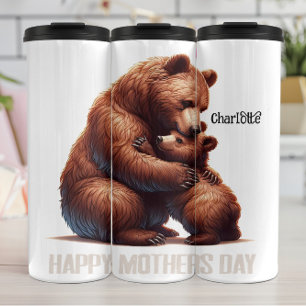 Termo Feliz Día de la Madre: Abrazo del oso